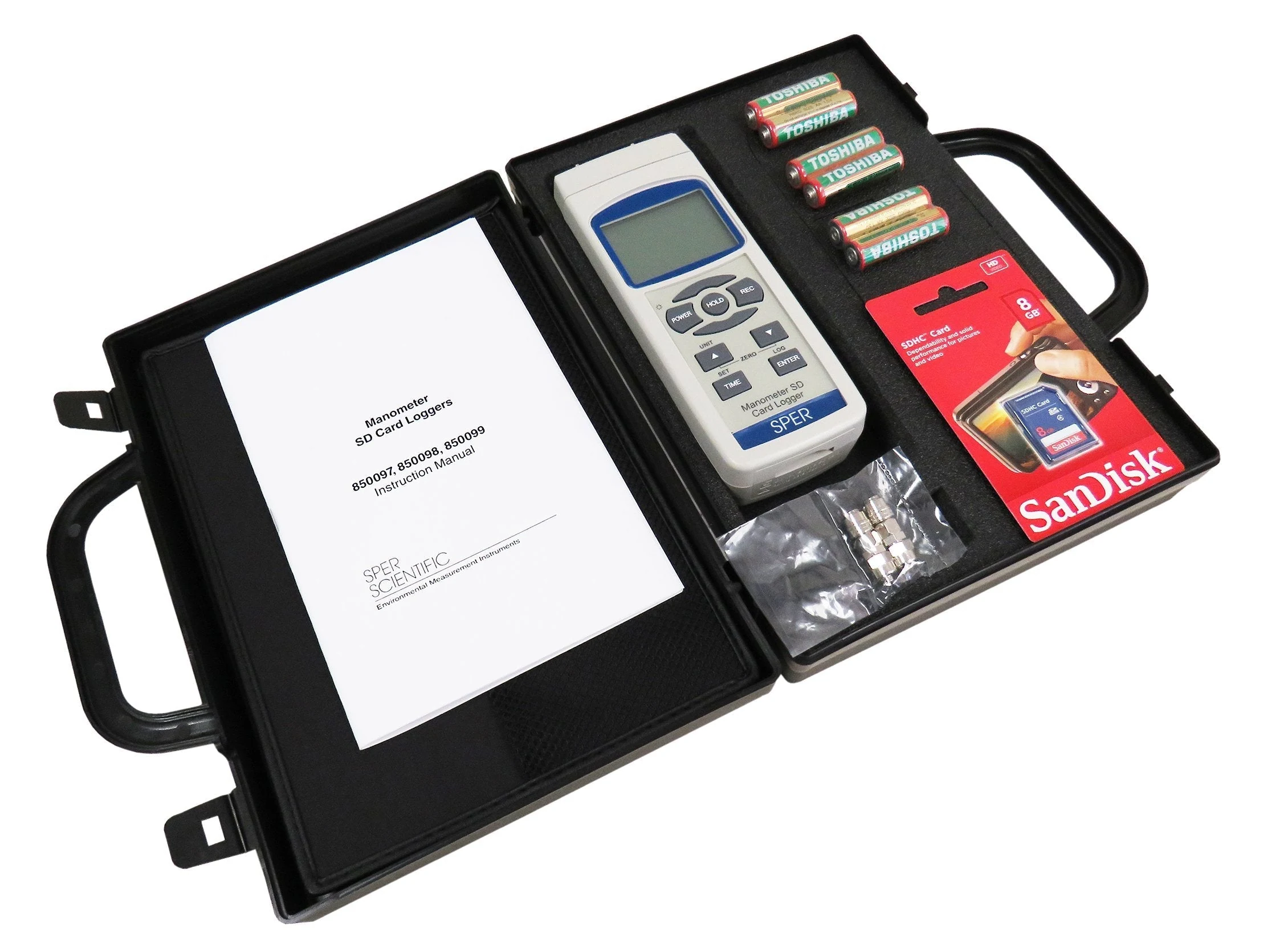 Manometer SD Card Loggers 850098 - Sper Scientific - Ảnh 6 | Le Quoc Equipment
